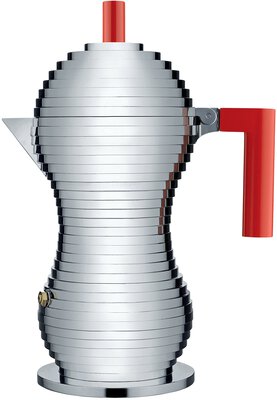 Alle Details zur Kaffeemaschine Alessi Pulcina 6 Tassen Espressokanne rot (MDL02/6R) und ähnlichen Maschinen