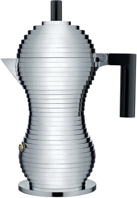 Alle Details zur Kaffeemaschine Alessi Pulcina 6 Tassen Espressokanne schwarz (MDL02/6B) und ähnlichen Maschinen