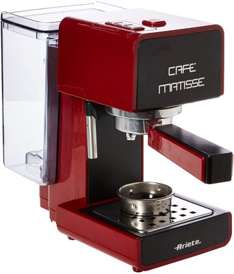 Alle Details zur Kaffeemaschine Ariete 1363 Matisse rot und ähnlichen Maschinen