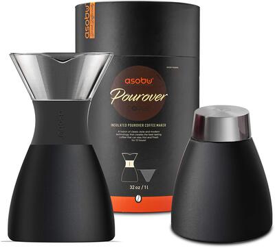 Asobu Pour Over Kaffeebereiter schwarz (PO300BLACK) bei Amazon bestellen