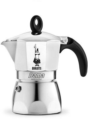 Alle Details zur Kaffeemaschine Bialetti Dama Nuova 2 Tassen Espressokanne und ähnlichen Maschinen