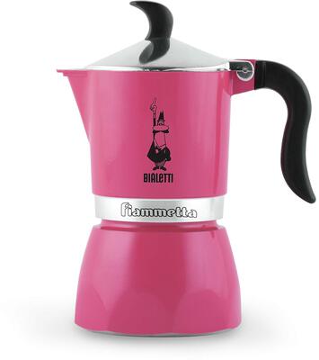 Alle Details zur Kaffeemaschine Bialetti Fiammetta 1 Tasse rosa Espressokanne (0006971) und ähnlichen Maschinen