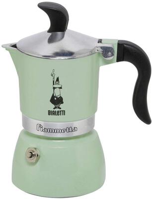 Alle Details zur Kaffeemaschine Bialetti Fiammetta Primavera 1 Tasse mint Espressokanne (0006981) und ähnlichen Maschinen