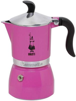 Alle Details zur Kaffeemaschine Bialetti Fiammetta Primavera 3 Tassen rosa Espressokanne (0006973) und ähnlichen Maschinen