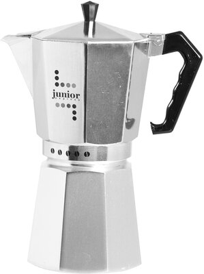 Alle Details zur Kaffeemaschine Bialetti Junior Express 12 Tassen Espressokanne (5975) und ähnlichen Maschinen