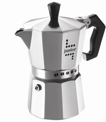 Alle Details zur Kaffeemaschine Bialetti Junior Express 3 Tassen Espressokanne (5982) und ähnlichen Maschinen