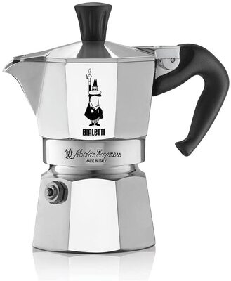 Bialetti Moka Express 1 Tasse Espressokanne (1161) bei Amazon bestellen