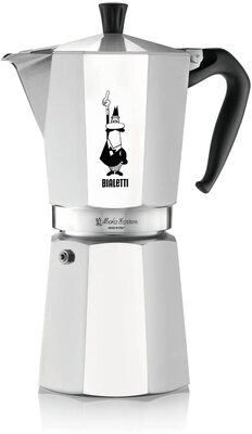 Alle Details zur Kaffeemaschine Bialetti Moka Express 18 Tassen Espressokanne (1167) und ähnlichen Maschinen