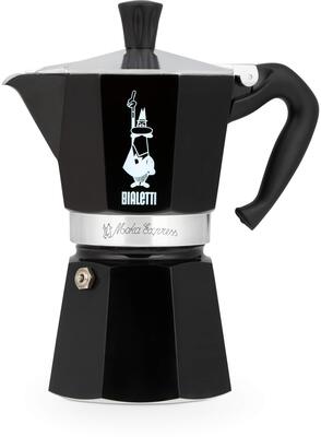 Bialetti Moka Express 6 Tassen schwarz Espressokanne bei Amazon bestellen