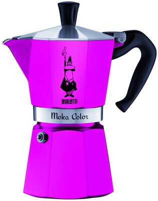 Bialetti Moka Express Color 3 Tassen Espressokanne fuchsia (9142) bei Amazon bestellen