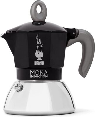 Alle Details zur Kaffeemaschine Bialetti Moka Induktion 2 Tassen schwarz Espressokanne und ähnlichen Maschinen