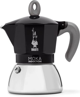 Bialetti Moka Induktion 4 Tassen schwarz Espressokanne bei Amazon bestellen