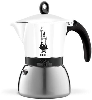 Bialetti Moka Induktion 6 Tassen weiß Espressokanne (20004933) bei Amazon bestellen