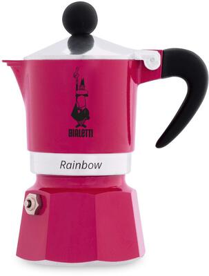 Alle Details zur Kaffeemaschine Bialetti Rainbow 1 Tasse Espressokanne fuchsia (5011) und ähnlichen Maschinen