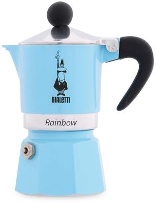 Bialetti Rainbow 1 Tasse Espressokanne hellblau (5041) bei Amazon bestellen