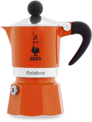 Alle Details zur Kaffeemaschine Bialetti Rainbow 1 Tasse Espressokanne orange (4991) und ähnlichen Maschinen