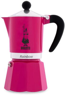 Alle Details zur Kaffeemaschine Bialetti Rainbow 3 Tassen Espressokanne fuchsia (5012) und ähnlichen Maschinen