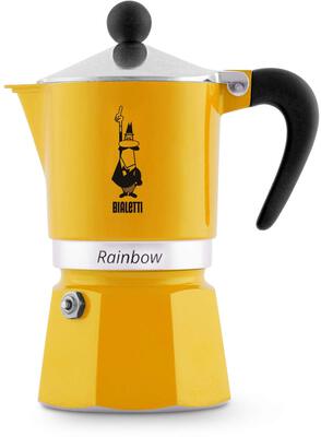 Bialetti Rainbow 3 Tassen Espressokanne gelb (4982) bei Amazon bestellen