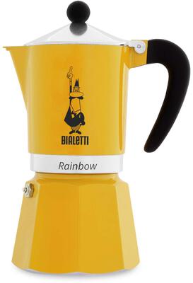 Alle Details zur Kaffeemaschine Bialetti Rainbow 6 Tassen Espressokanne gelb (4983) und ähnlichen Maschinen