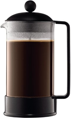 Alle Details zur Kaffeemaschine Bodum Brazil Kaffeebereiter 1l schwarz (1548-01) und ähnlichen Maschinen