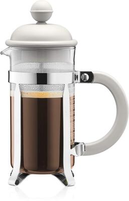 Alle Details zur Kaffeemaschine Bodum Caffettiera Kaffeebereiter 0.35l creme (1913-913) und ähnlichen Maschinen