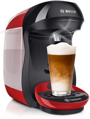 Alle Details zur Kaffeemaschine Bosch TAS1003 Tassimo Happy just red und ähnlichen Maschinen