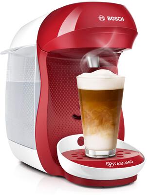 Alle Details zur Kaffeemaschine Bosch TAS1006 Tassimo Happy bright red und ähnlichen Maschinen