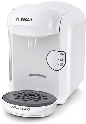 Alle Details zur Kaffeemaschine Bosch TAS1404 Tassimo Vivy 2 Snow White und ähnlichen Maschinen