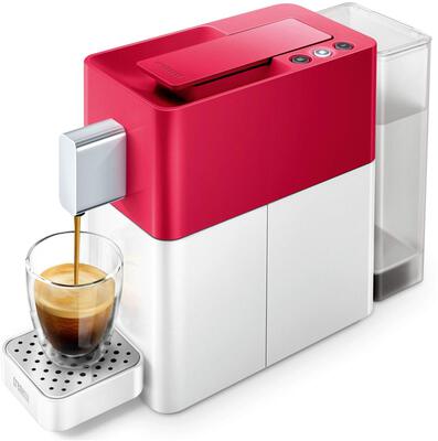 Alle Details zur Kaffeemaschine Cremesso Easy Latte heart red (1000692) und ähnlichen Maschinen