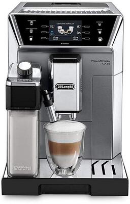 Alle Details zur Kaffeemaschine DeLonghi ECAM 556.75.SM PrimaDonna Class und ähnlichen Maschinen