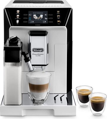 Alle Details zur Kaffeemaschine DeLonghi ECAM 550.65.W PrimaDonna Class und ähnlichen Maschinen