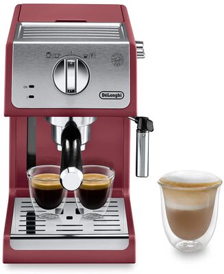 Alle Details zur Kaffeemaschine DeLonghi ECP 33.21 rot und ähnlichen Maschinen