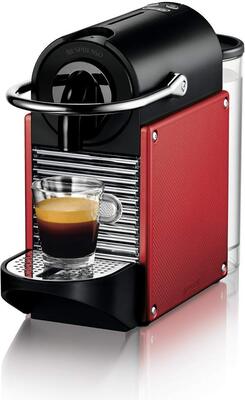 Alle Details zur Kaffeemaschine DeLonghi EN 125.R Pixie rot und ähnlichen Maschinen