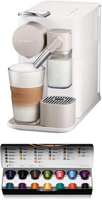 Alle Details zur Kaffeemaschine DeLonghi EN 500.W Lattissima One weiß und ähnlichen Maschinen