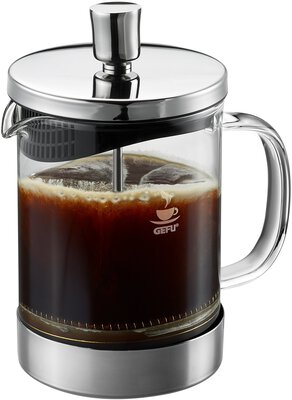 Alle Details zur Kaffeemaschine Gefu Diego Kaffeebereiter Edelstahl 0.6l (16181) und ähnlichen Maschinen