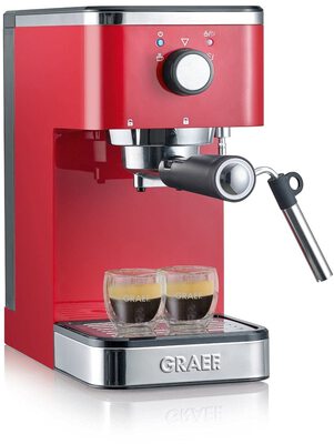 Alle Details zur Kaffeemaschine Graef Salita ES403EUSET rot und ähnlichen Maschinen