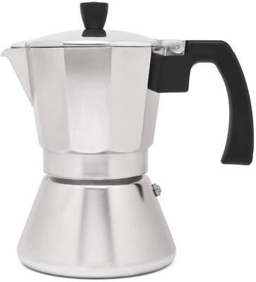 Alle Details zur Kaffeemaschine Leopold Vienna Tivoli 6 Tassen Espressokanne aluminium (LV113009) und ähnlichen Maschinen