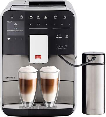 Alle Details zur Kaffeemaschine Melitta Caffeo Barista TS Smart Edelstahl/schwarz (F860-100) und ähnlichen Maschinen