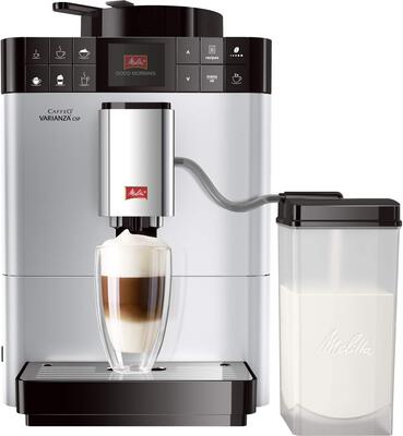 Alle Details zur Kaffeemaschine Melitta Caffeo Varianza CSP silber (F57/0-101) und ähnlichen Maschinen