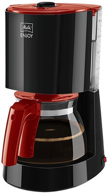 Alle Details zur Kaffeemaschine Melitta Enjoy Basis schwarz/rot (1017-09) und ähnlichen Maschinen