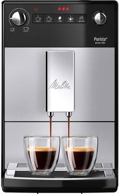 Alle Details zur Kaffeemaschine Melitta Purista Series 300 silber/schwarz (F23/0-101) und ähnlichen Maschinen