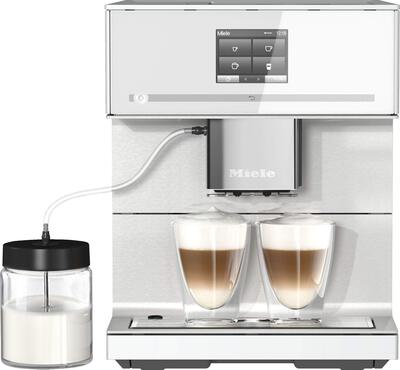 Alle Details zur Kaffeemaschine Miele CM 7350 brilliantweiß (10947380) und ähnlichen Maschinen