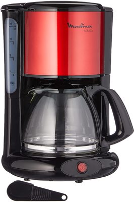 Alle Details zur Kaffeemaschine Moulinex FG360D Subito rot-metallic/schwarz und ähnlichen Maschinen