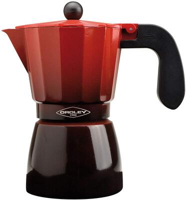 Alle Details zur Kaffeemaschine Oroley Cafetera Ecofund 12 Tassen rot Espressokanne (215070500) und ähnlichen Maschinen