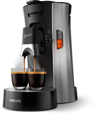 Alle Details zur Kaffeemaschine Philips CSA250/10 Senseo Select edelstahl gebürstet und ähnlichen Maschinen