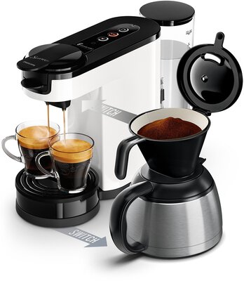 Alle Details zur Kaffeemaschine Philips HD6592/01 Senseo Switch und ähnlichen Maschinen