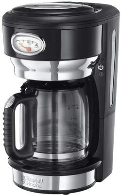 Alle Details zur Kaffeemaschine Russell Hobbs Retro Glas classic noir (21701-56) und ähnlichen Maschinen