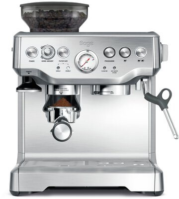 Alle Details zur Kaffeemaschine Sage BES875 The Barista Express silber (SES875BSS2EEU1A) und ähnlichen Maschinen