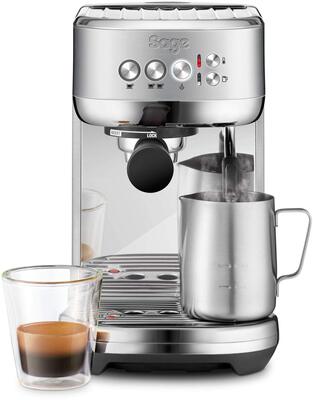 Alle Details zur Kaffeemaschine Sage SES500 The Bambino Plus Edelstahl (SES500BSS4EEU1) und ähnlichen Maschinen