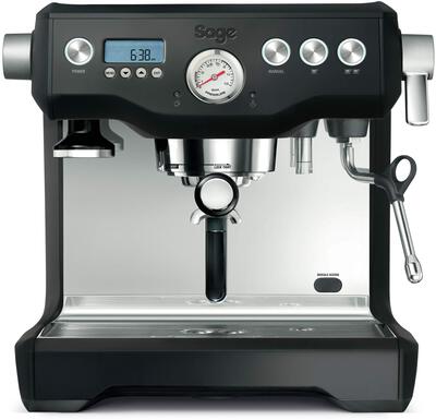 Alle Details zur Kaffeemaschine Sage SES920 The Dual Boiler black truffle (SES920BTR4EEU1) und ähnlichen Maschinen